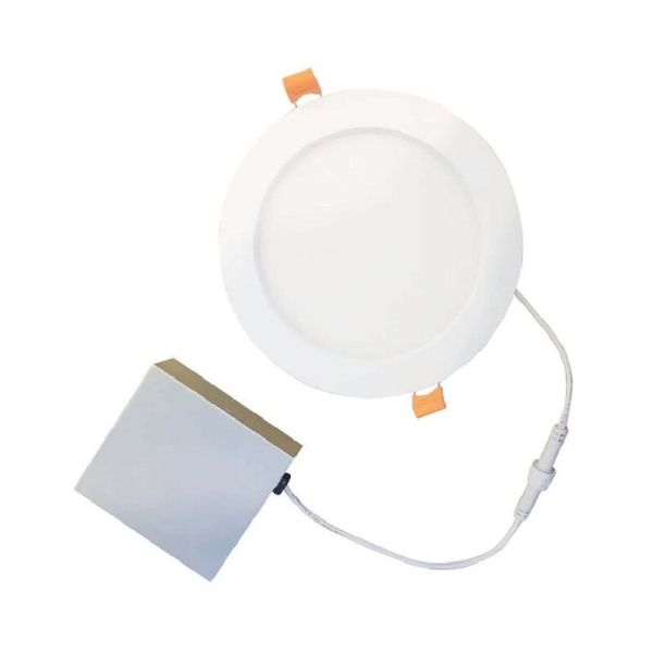 Simply Conserve 6 in. Slim Downlight CCT Selectable LED Recessed Downlight with Remote J-Box