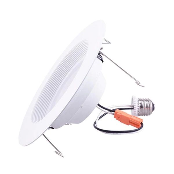 Simply Conserve White 5-in or 6-in 900-Lumen Neutral Round Dimmable LED Canned Recessed Downlight