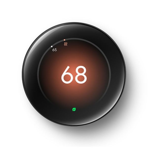 Google Nest Learning Thermostat (4th gen) - Polished Obsidian