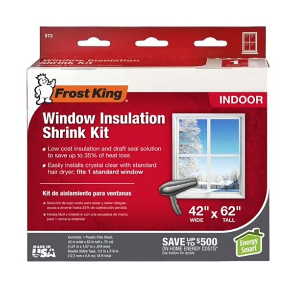 Single Window Insulation Kit 42" x 62"